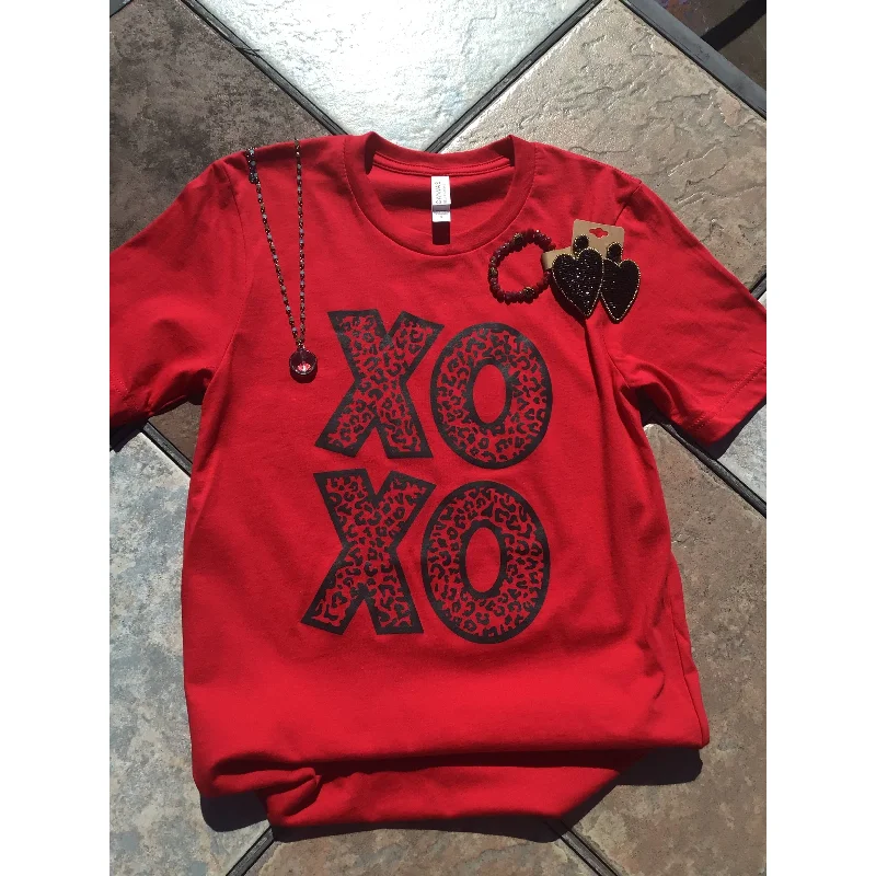 Red XOXO Tee