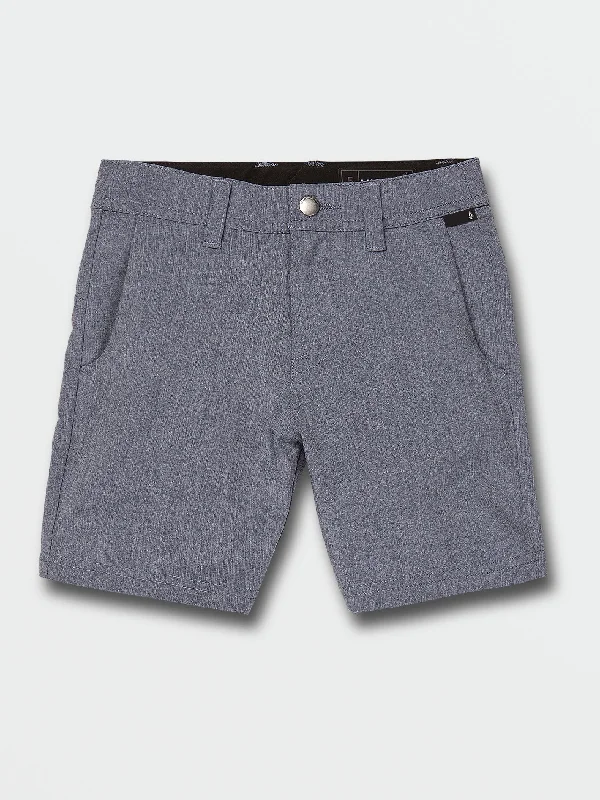 Little Boys Frickin Cross Shred Static Shorts - Navy