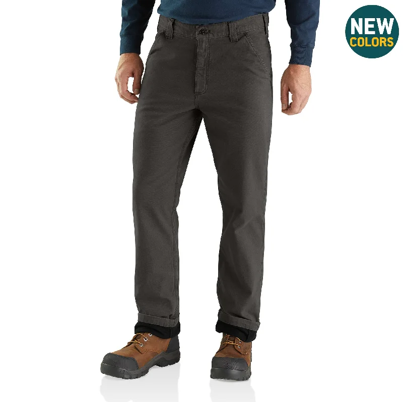 Rugged Flex® Relaxed Fit Canvas Knit-Lined Utility Work Pant