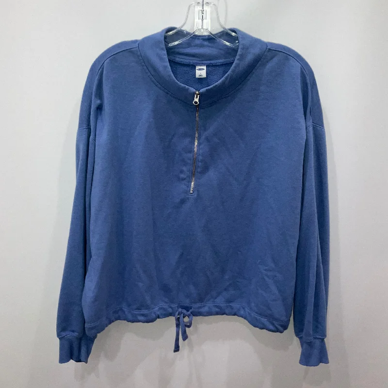 Sweatshirt Crewneck By Old Navy In Blue, Size: L