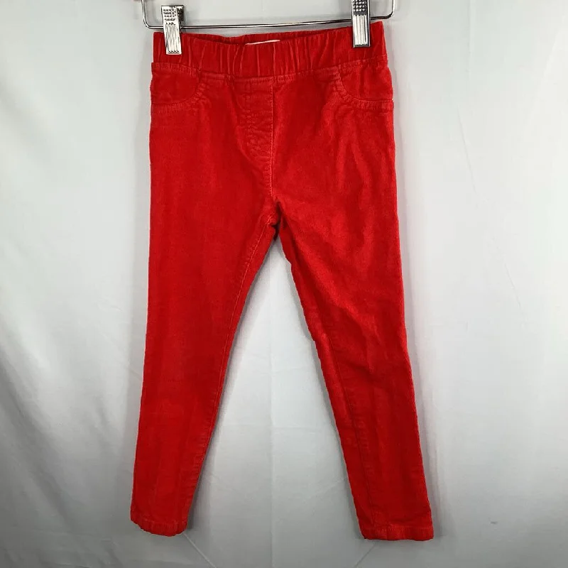 Size 5: Boden Red Corduroy Soft Waist Pants