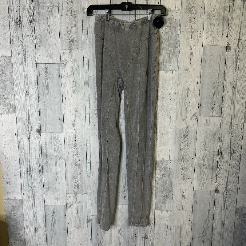 Pants Leggings By Fashion Nova In Grey, Size: L