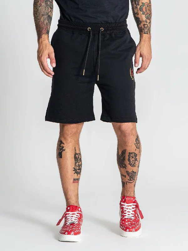 Black Retro Shorts