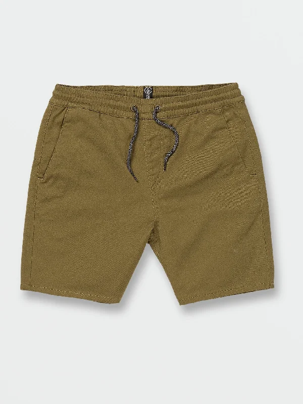 Big Boys Frickin Elastic Waist Shorts - Old Mill